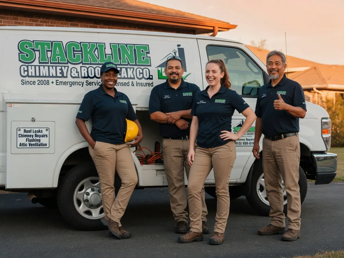Chimney flashing repair company in Fishertown, PA